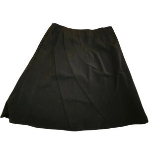 Oscar An Oscar De La Renta Company A Line Black Skirt Women's Size 12P